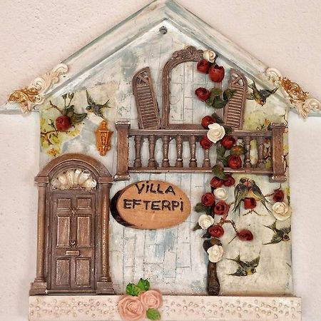 Traditional Villa Efterpi Chalki Town Bagian luar foto