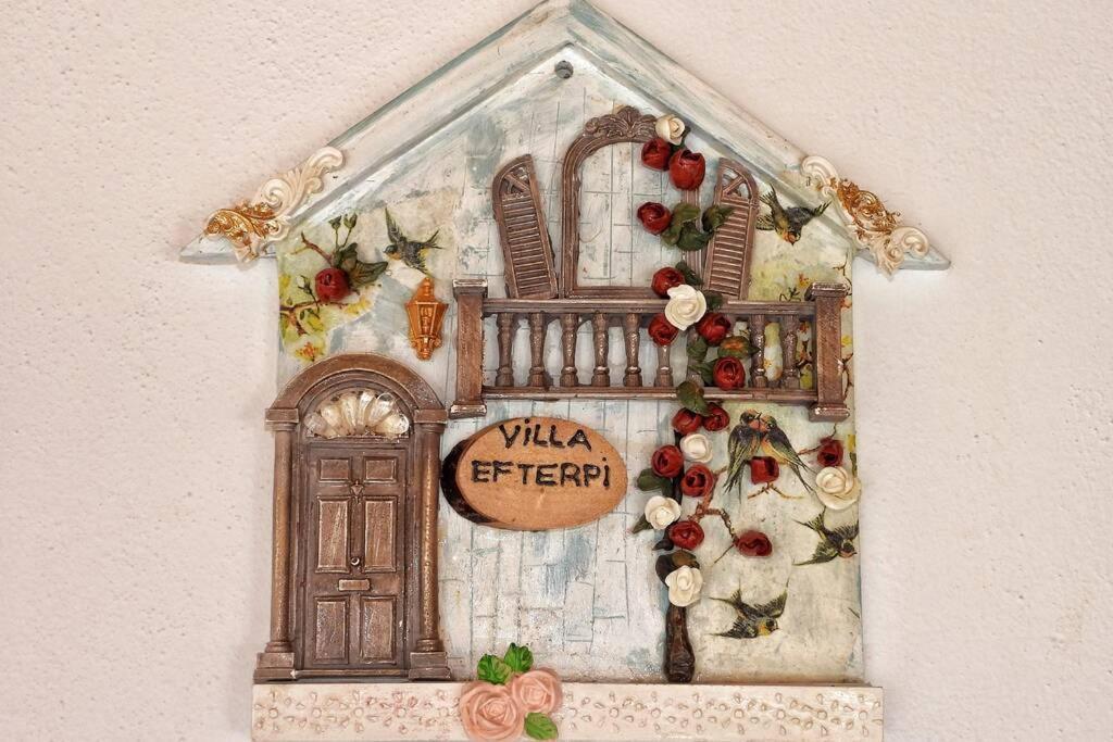 Traditional Villa Efterpi Chalki Town Bagian luar foto